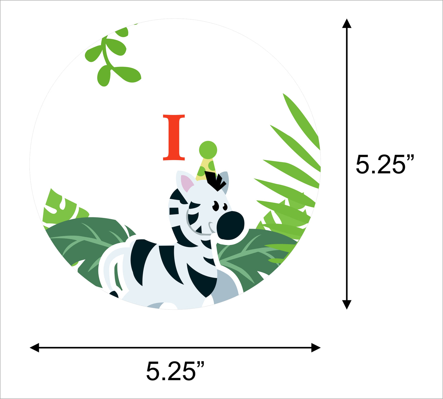 Jungle Theme Birthday Party Banner for Decoration
