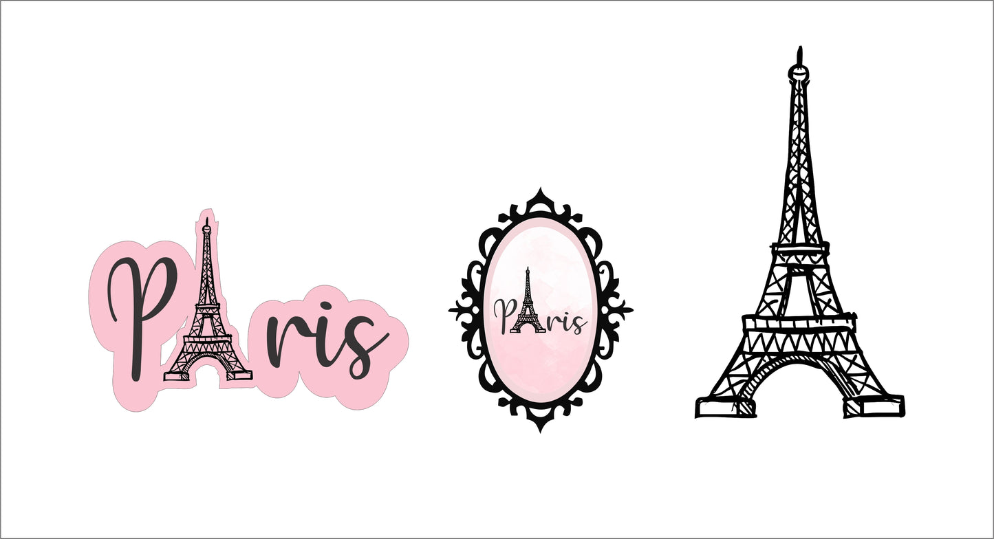 Oh La La Paris Theme Birthday Party Cutouts