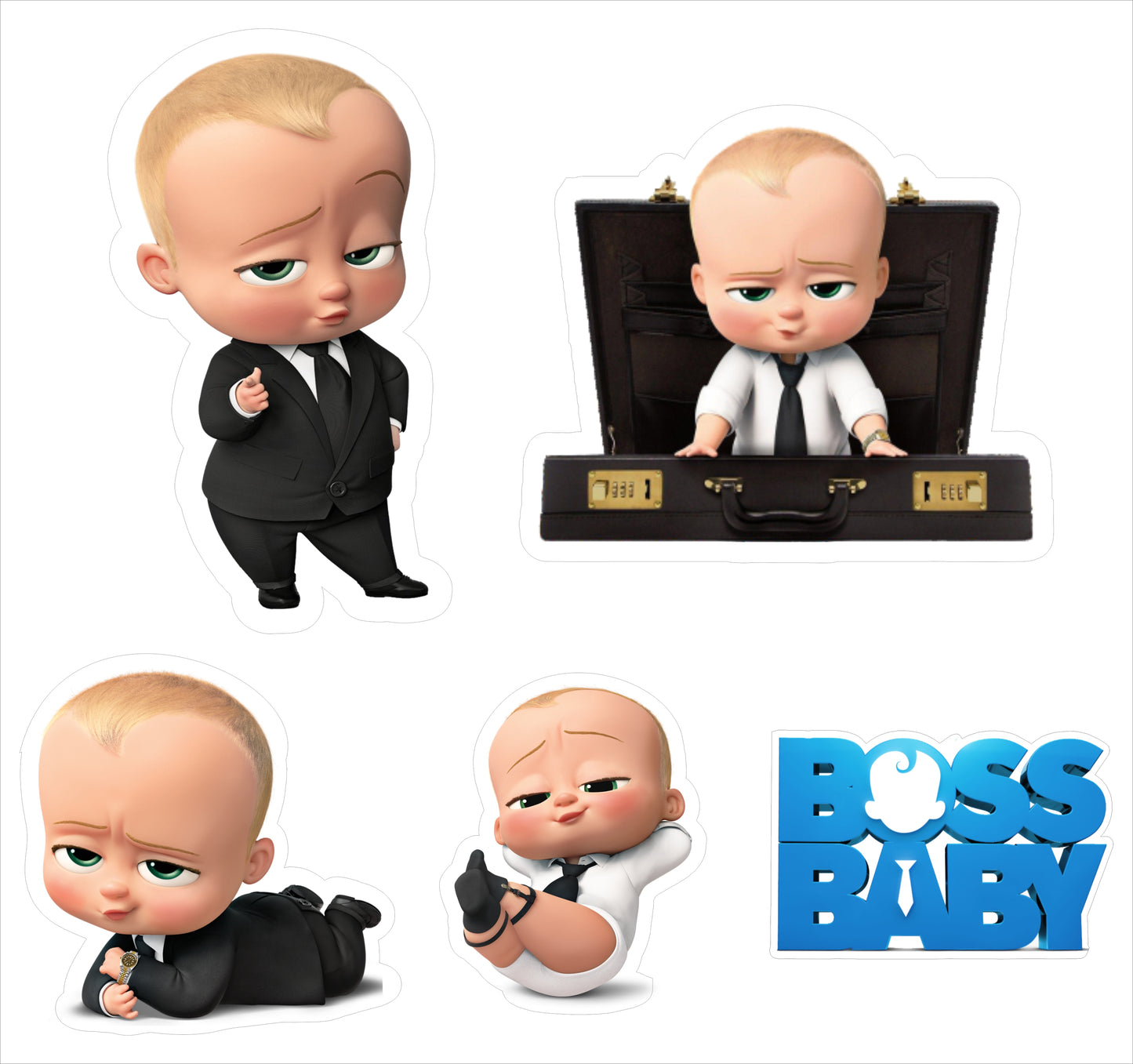 Boss Baby Theme Birthday Party Cutouts