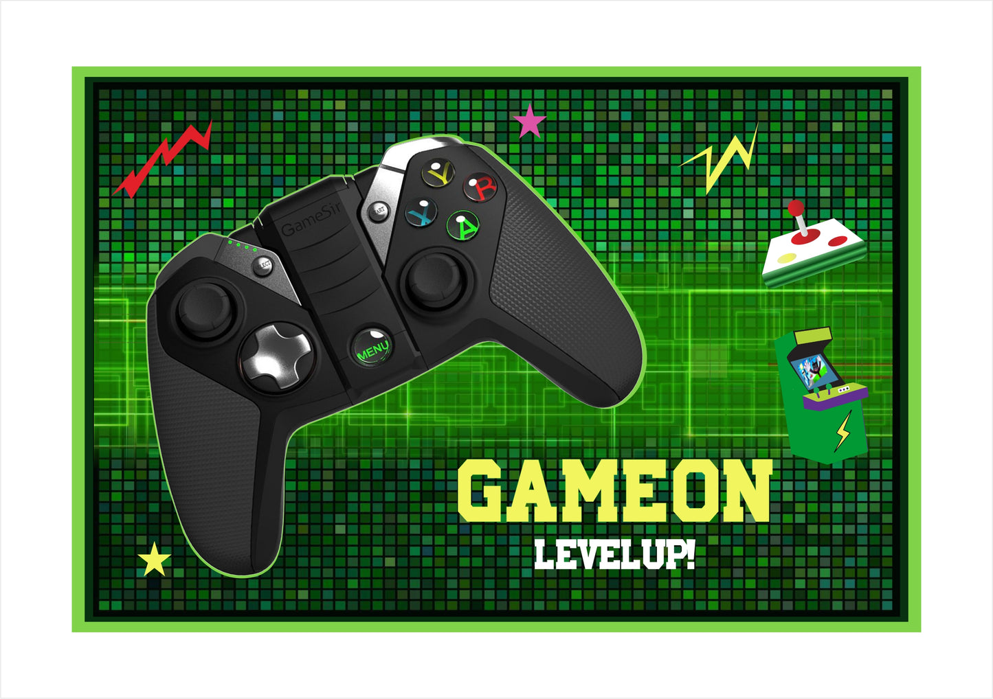 Gaming Birthday Party Table Mats for Decoration