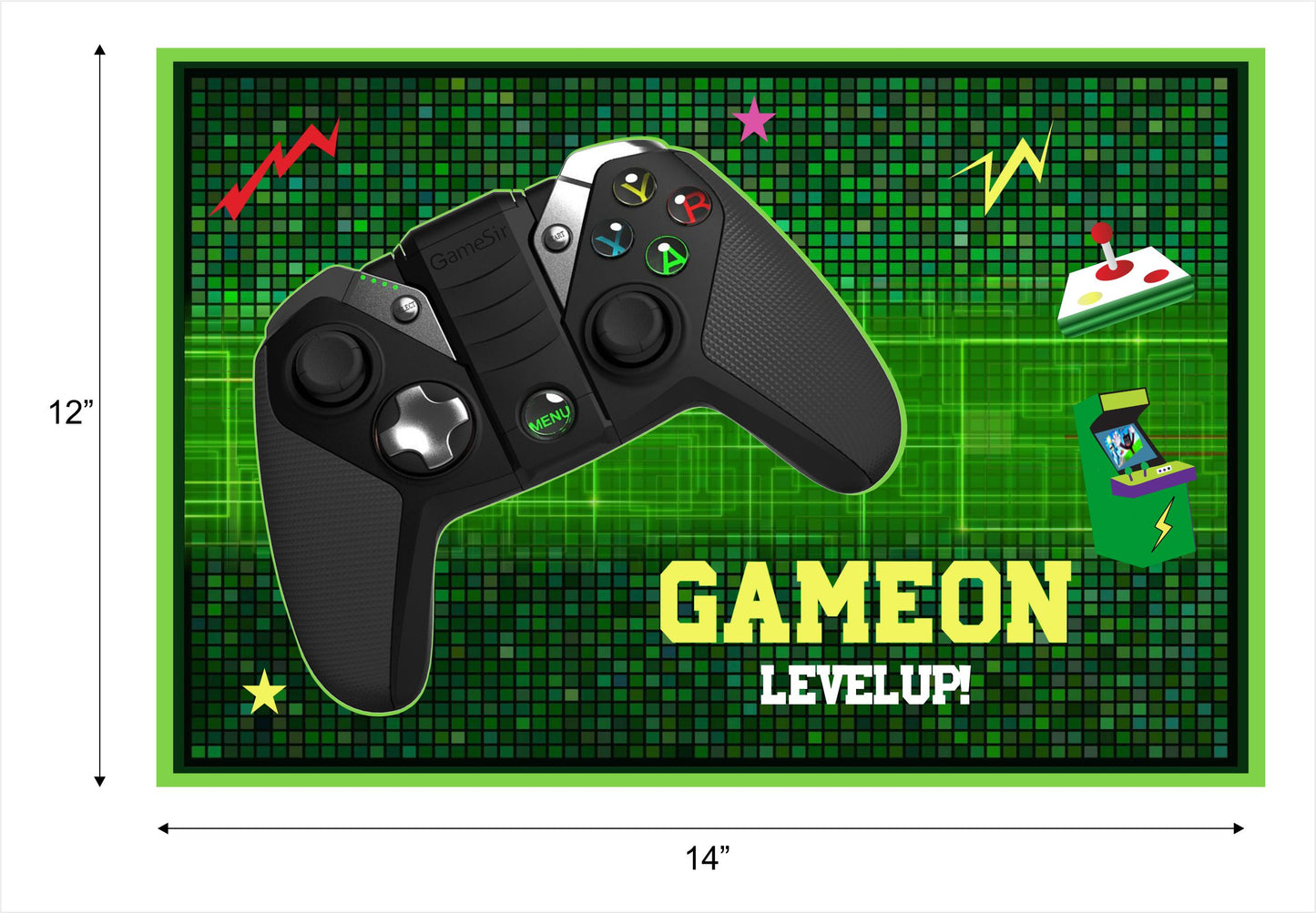 Gaming Birthday Party Table Mats for Decoration