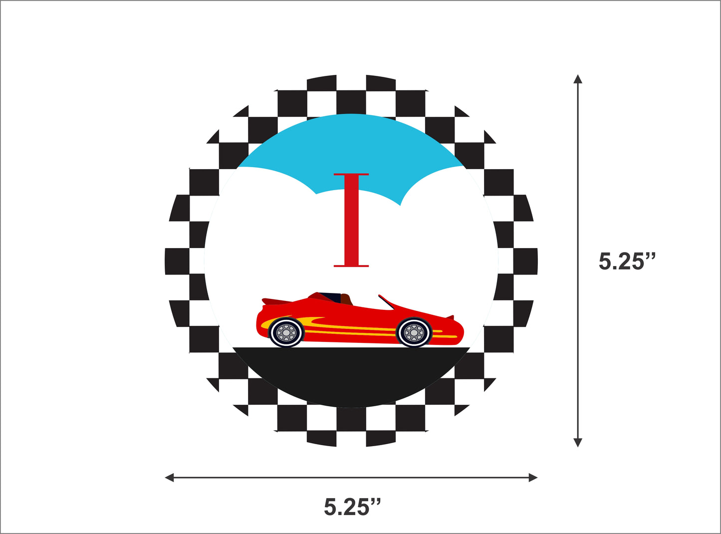 Cars Am One Banner Birthday Decoration