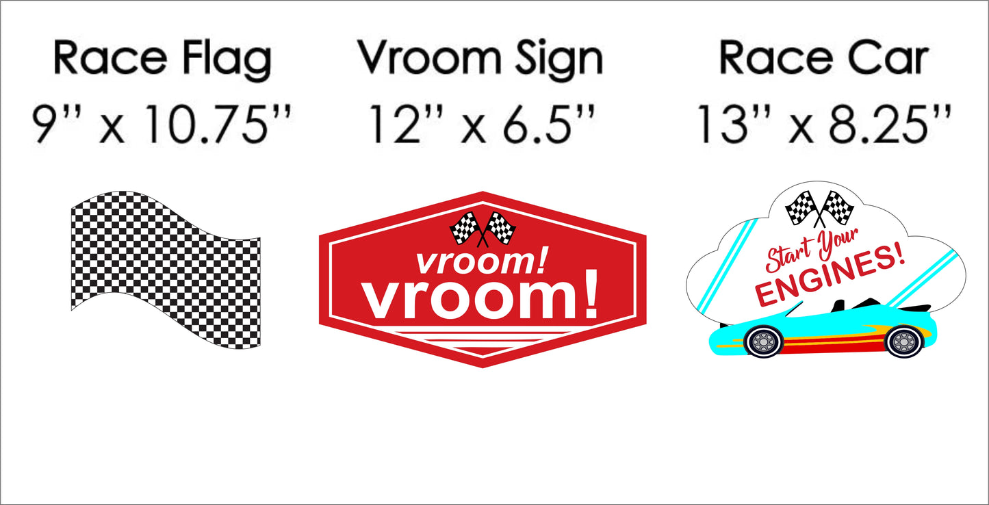 Cars Birthday Party Theme Hanging Set for Decoration