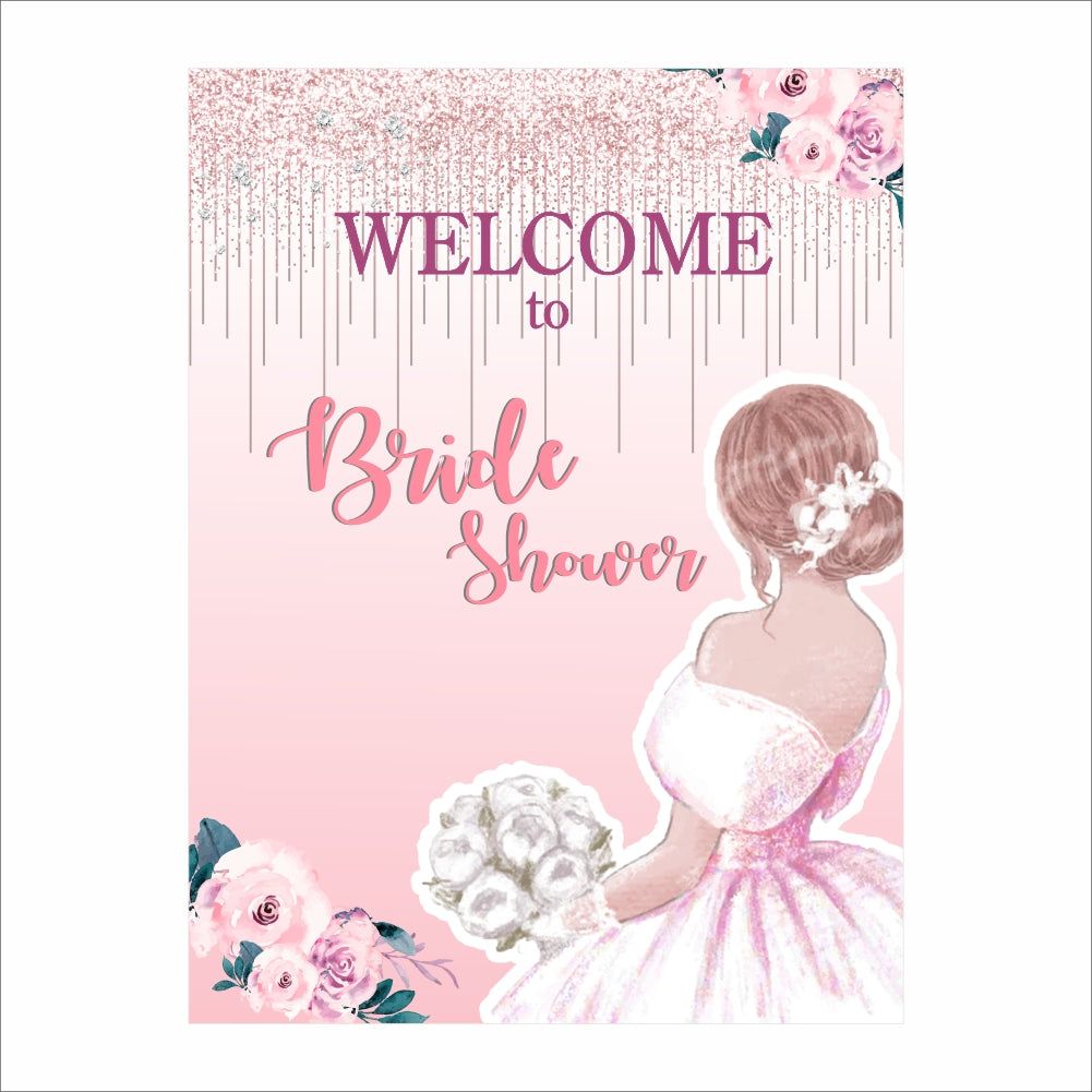 Bride to be Theme Party Welcome Board