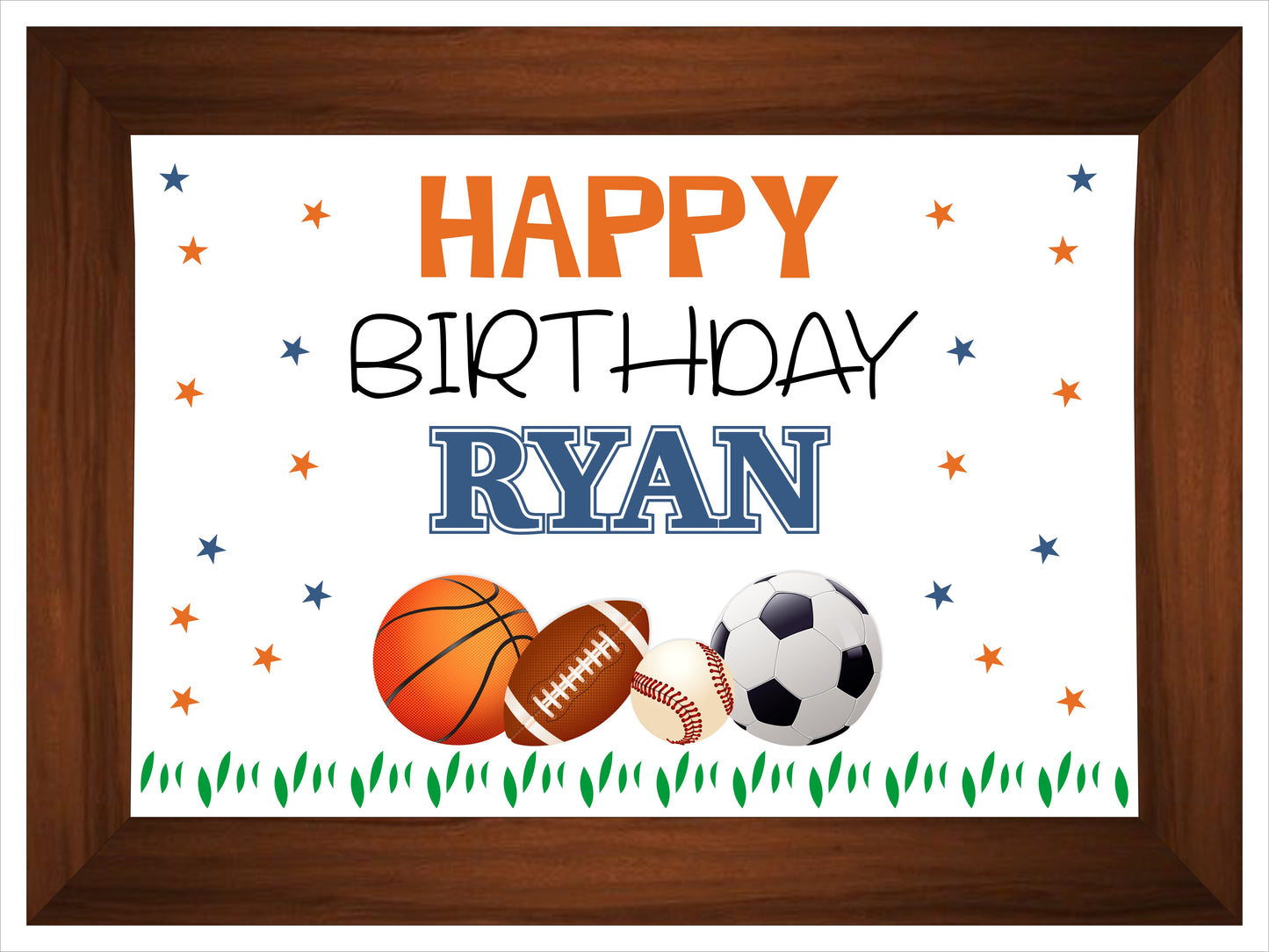 Sports Theme Birthday Party Welcome Board