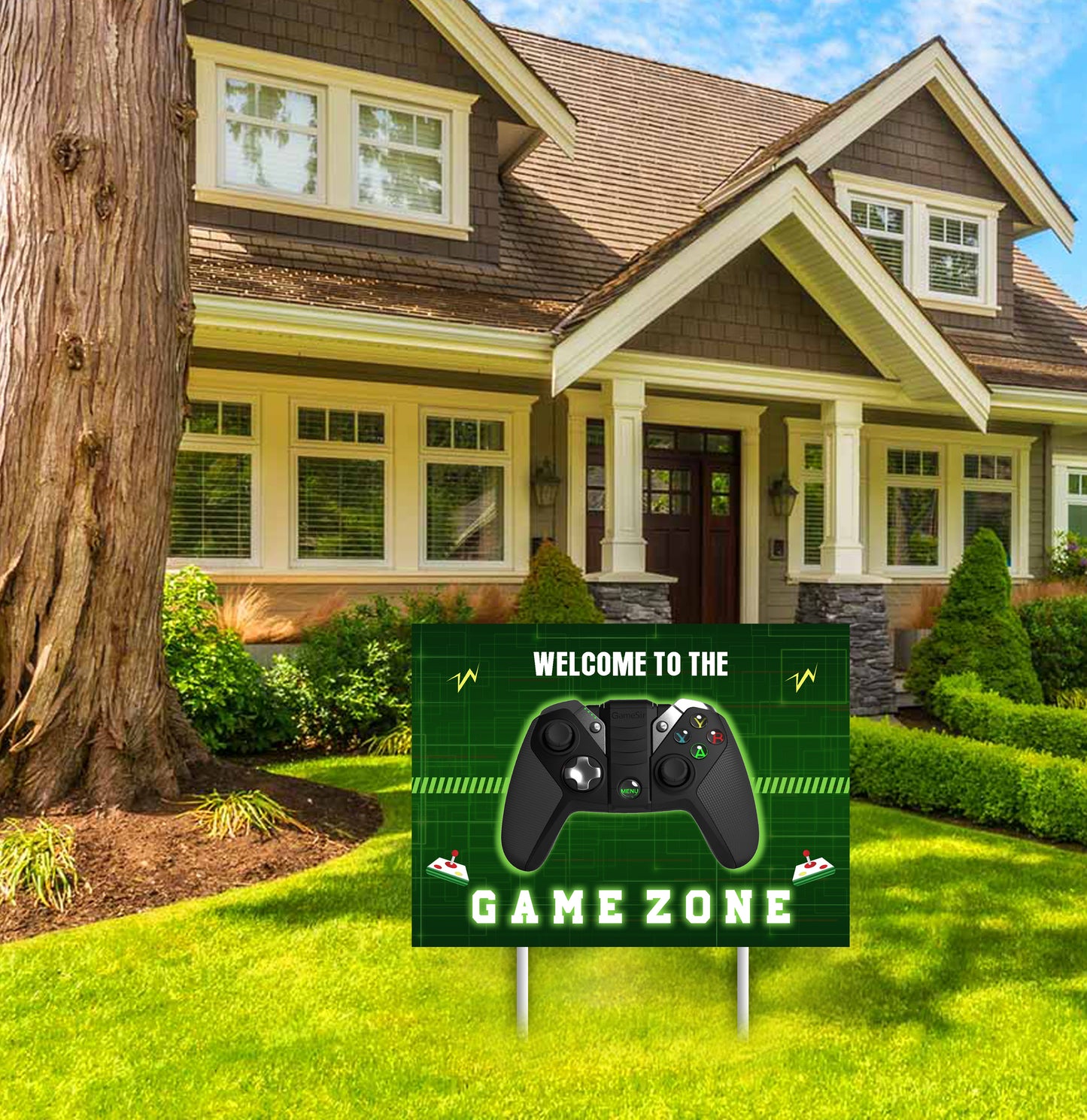 Gaming Birthday Party Welcome Board