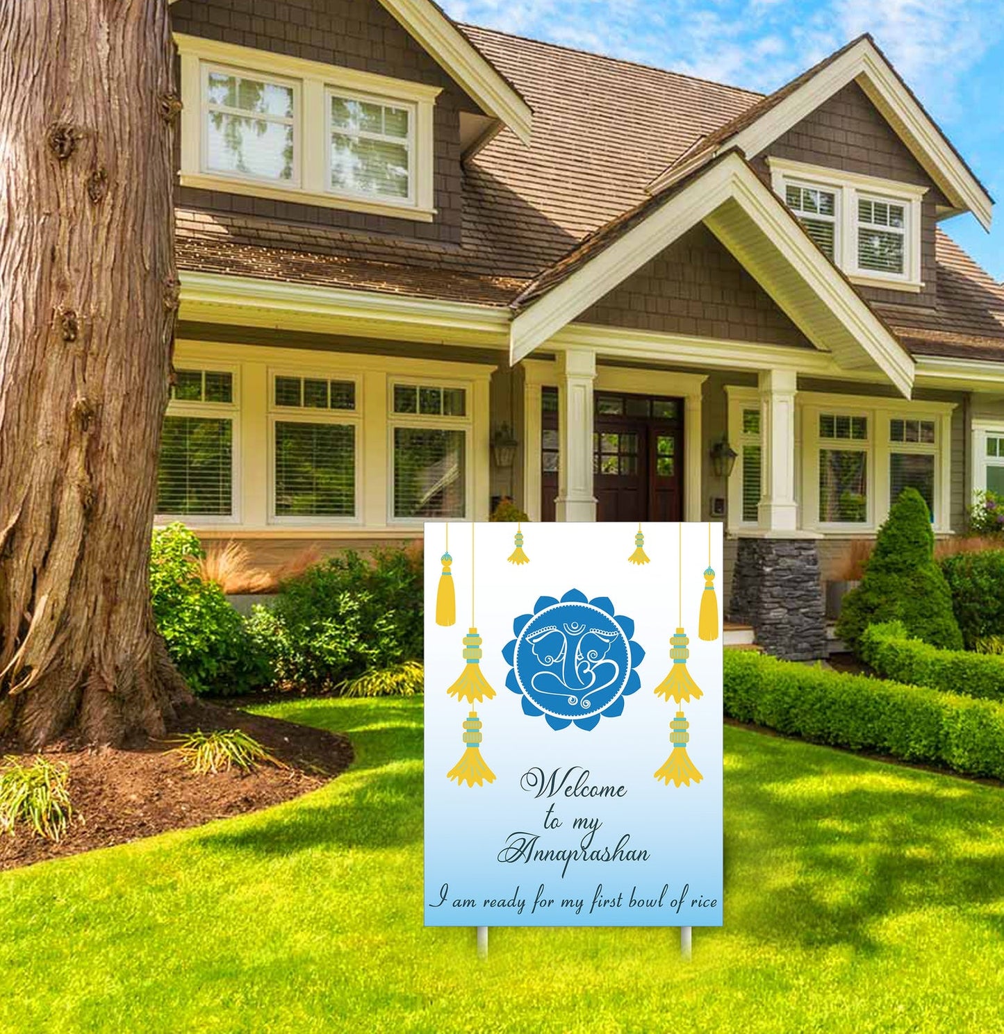 Annaprashan Welcome Sign Board Boys