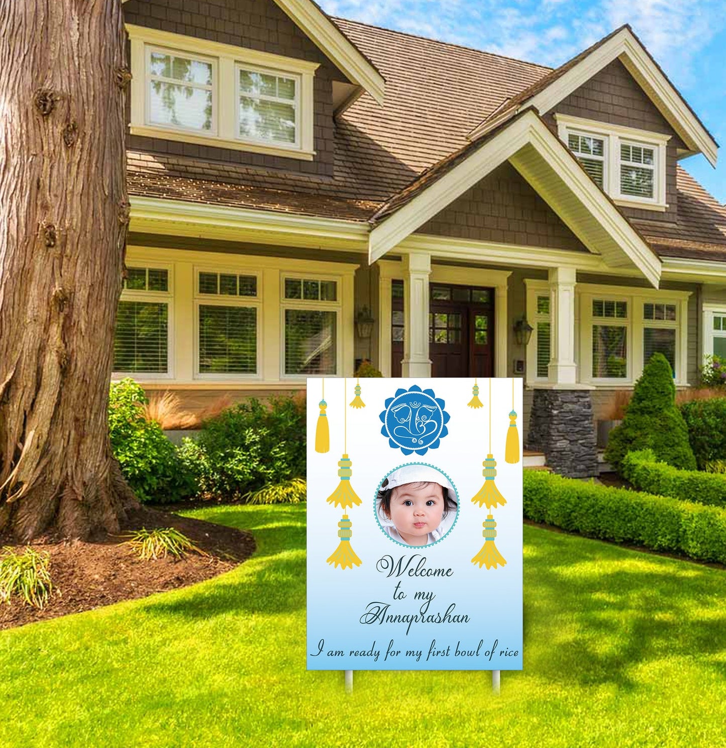 Annaprashan Welcome Sign Board Boys