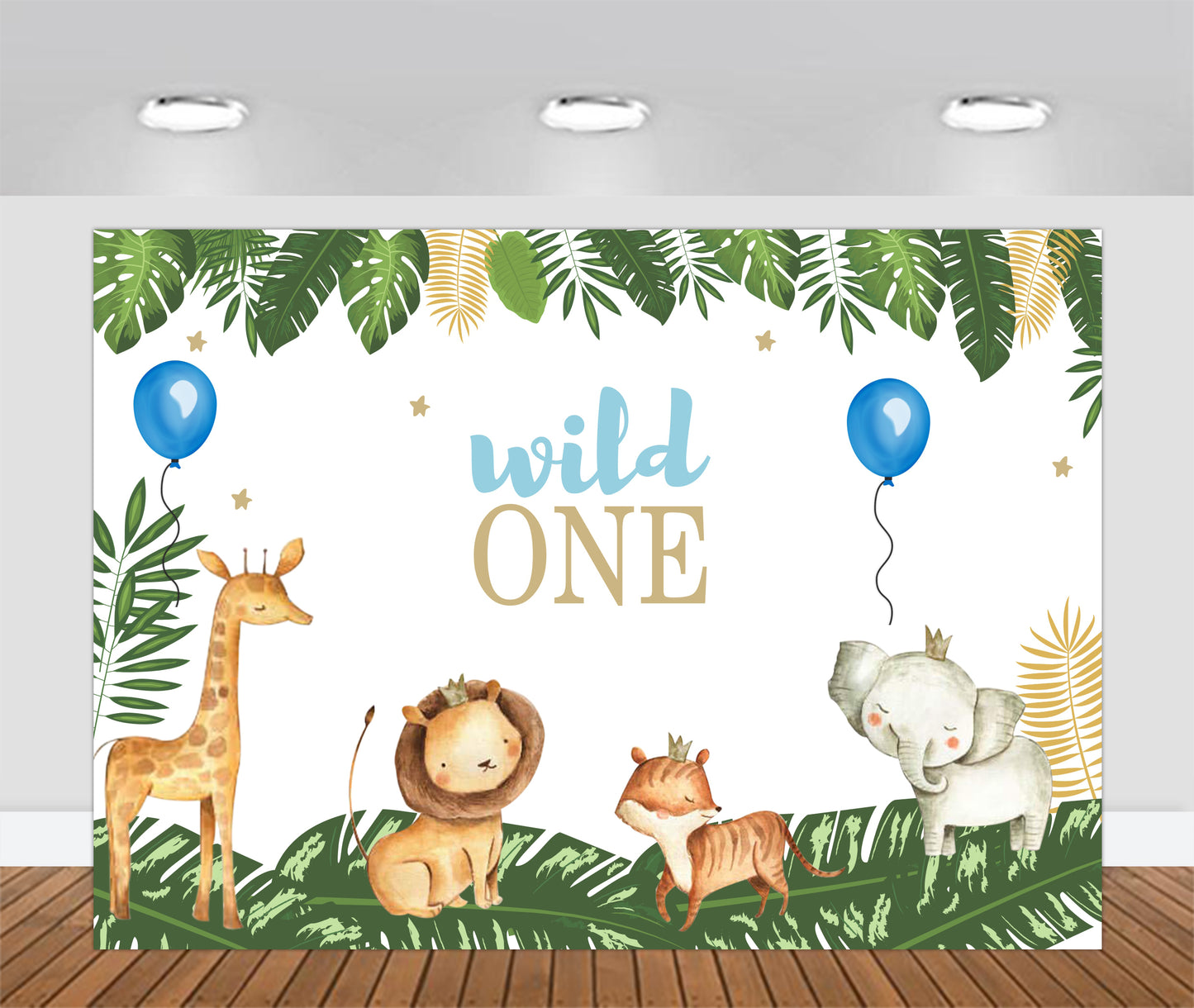 Wild One Birthday Party Backdrop