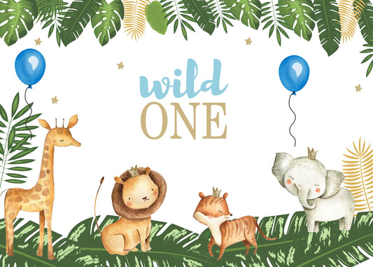 Wild One Birthday Party Backdrop