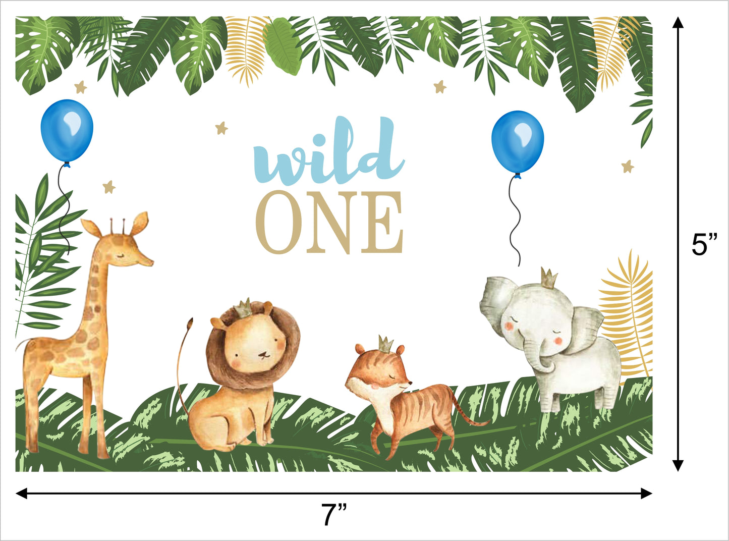 Wild One Birthday Party Backdrop