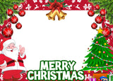 Christmas Decorations Photo Booth Props, Ho Ho Ho Banner and Photo Booth Frame  Christmas Decoration Party