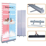 Baby Shower Customized Welcome Banner Roll up Standee (with stand)