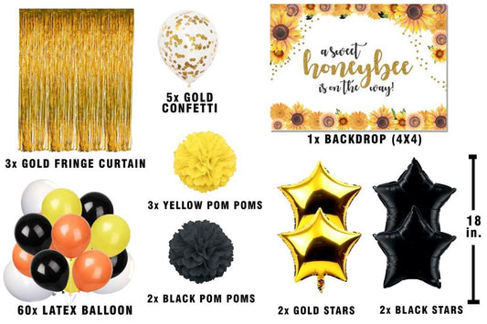 Baby Shower What It Will Bee Party Complete Decoration Kit