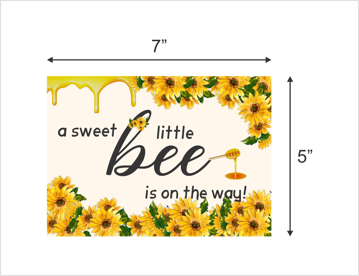 Baby Shower What It Will Bee Backdrop