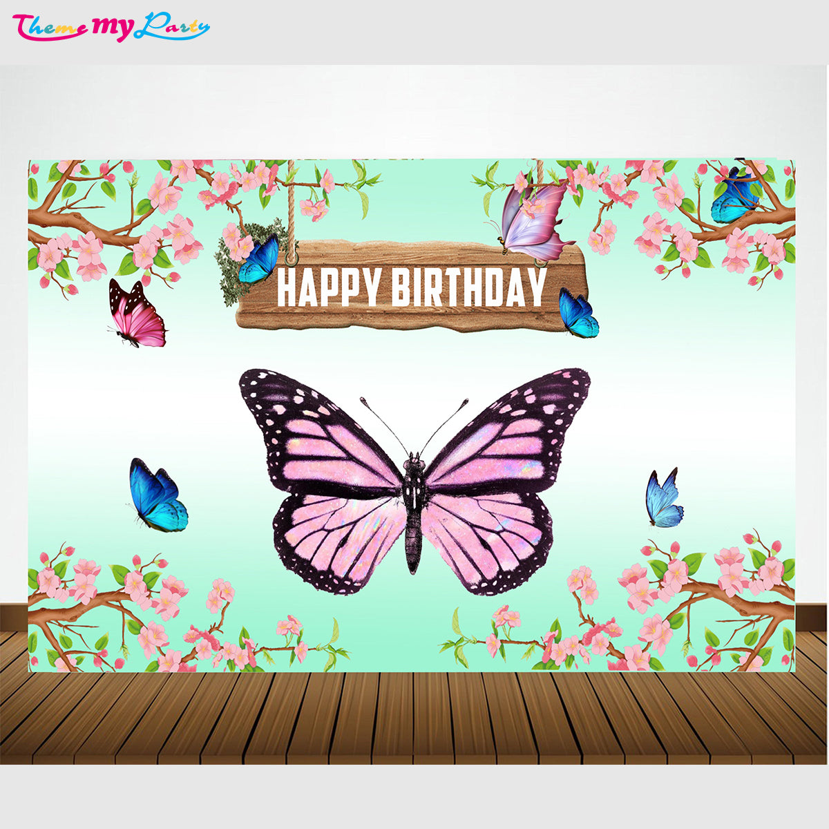 Butterflies & Fairies Theme Party Backdrop
