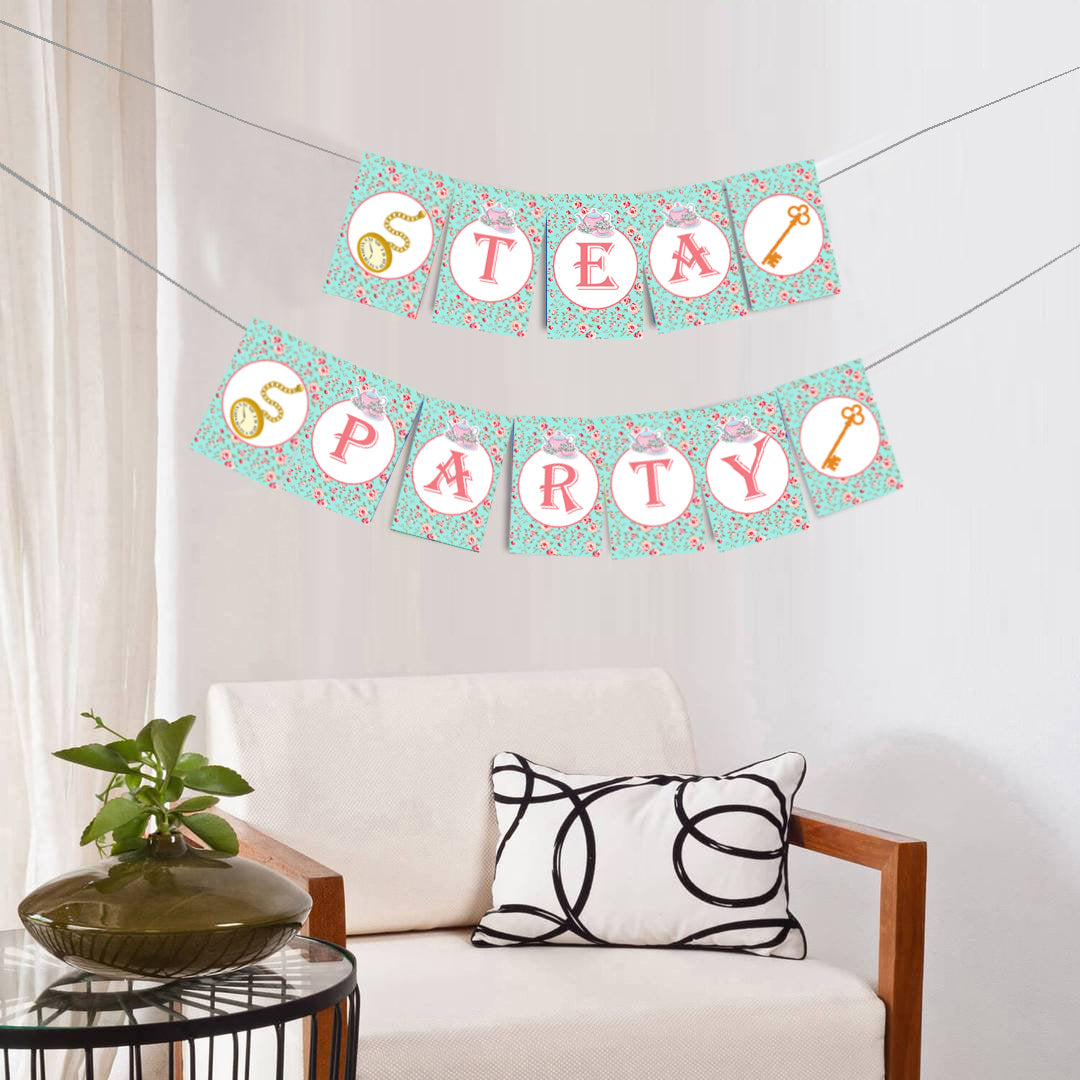 Alice Tea Party Theme Birthday Party Decoration Kit
