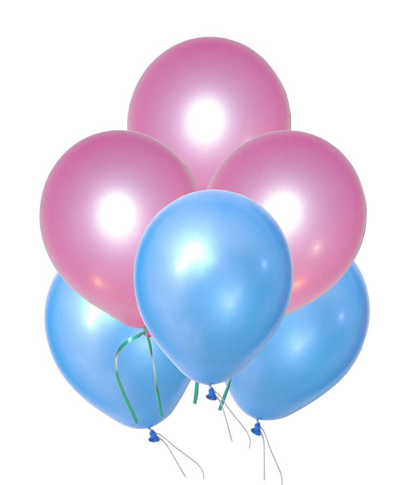 Boy Or Girl We Love You 107 pcs Baby Shower Decoration Combo Banner ,Balloons with Led Light