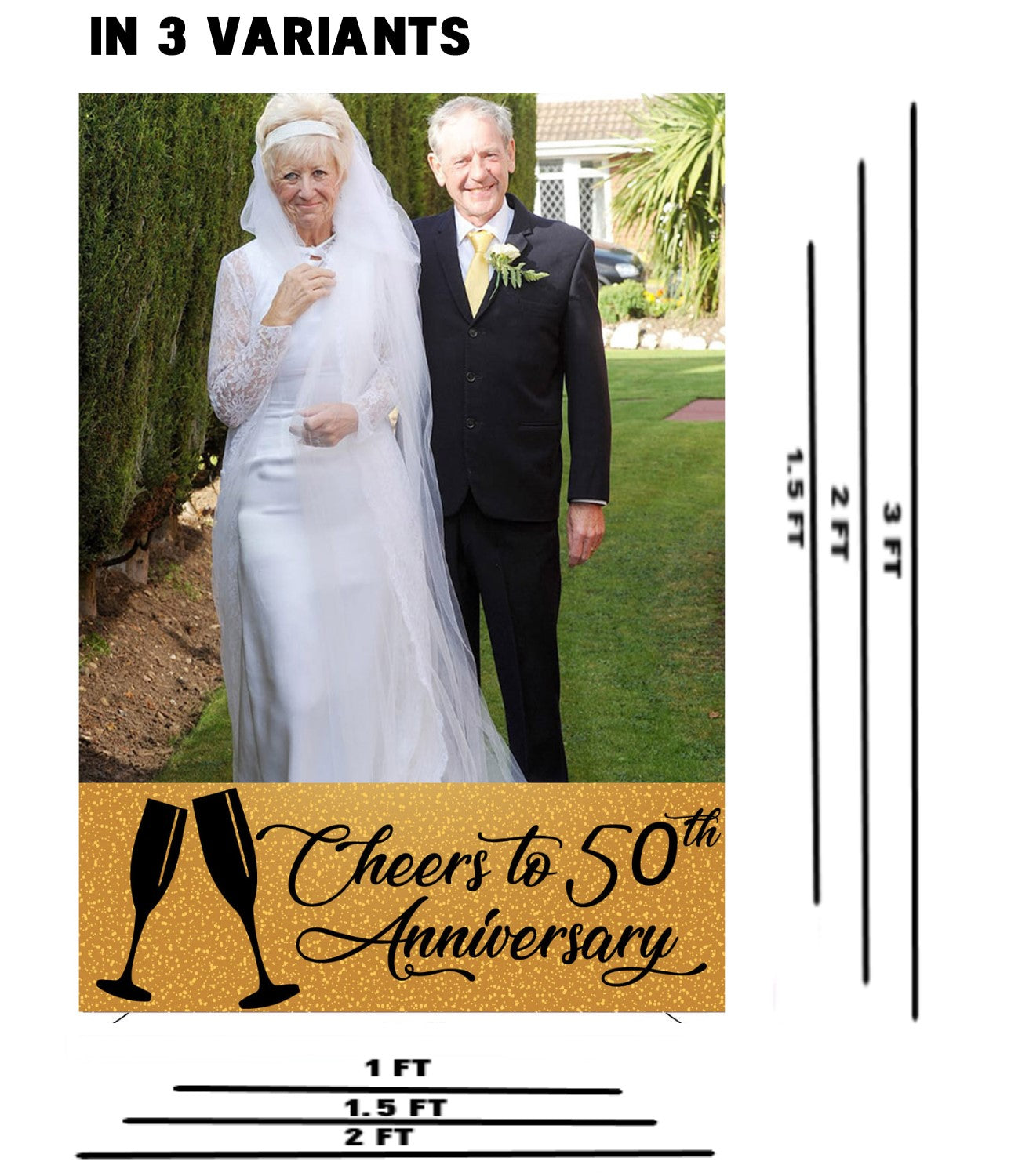 50th Anniversary Party Welcome Board For Decorations