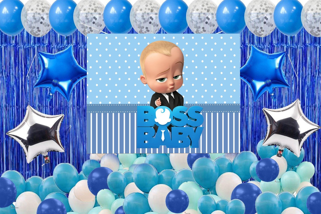 Boss Baby Theme Birthday Party Complete Set