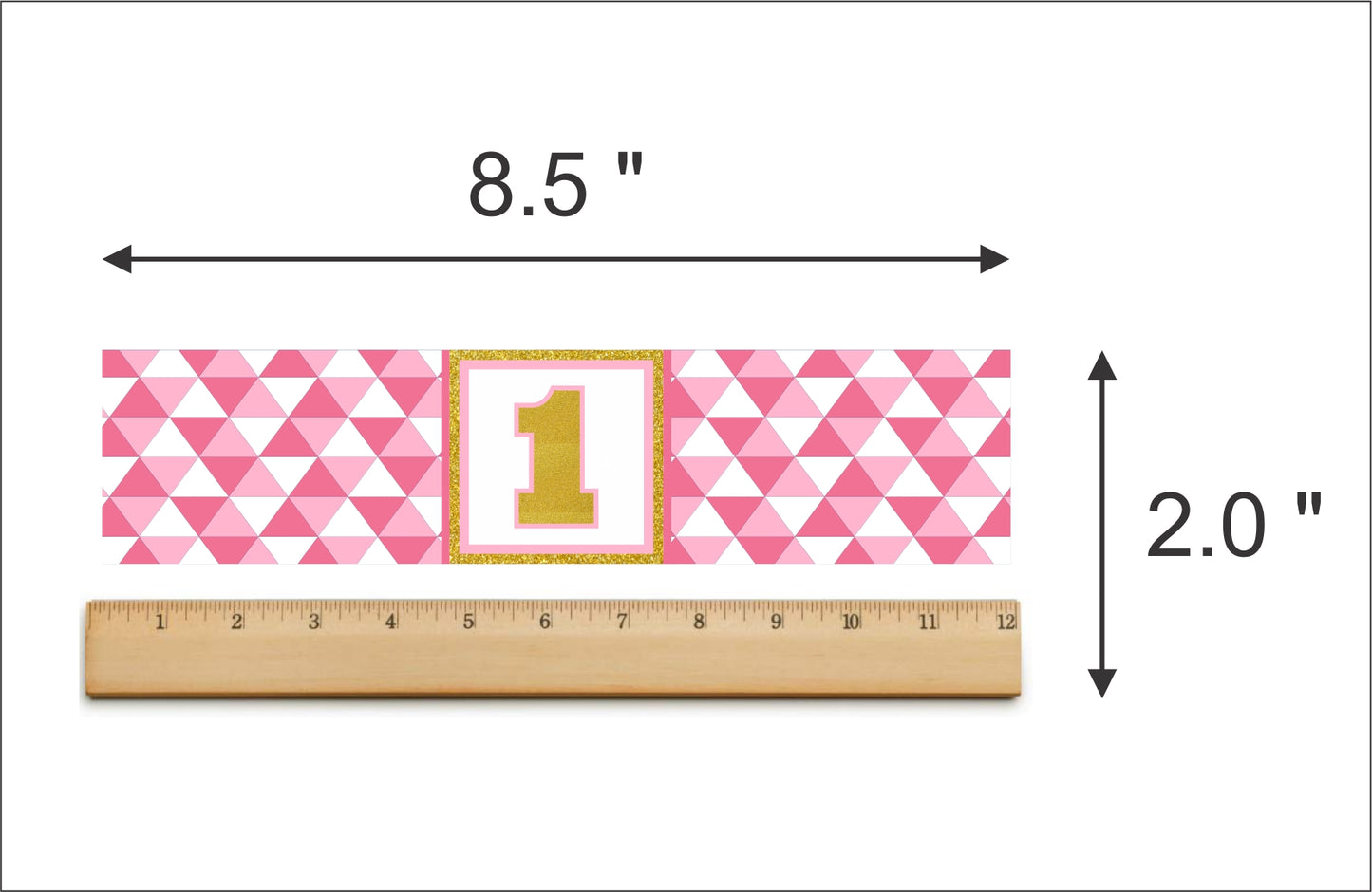 One Is Fun First Birthday Theme Water Bottle Labels