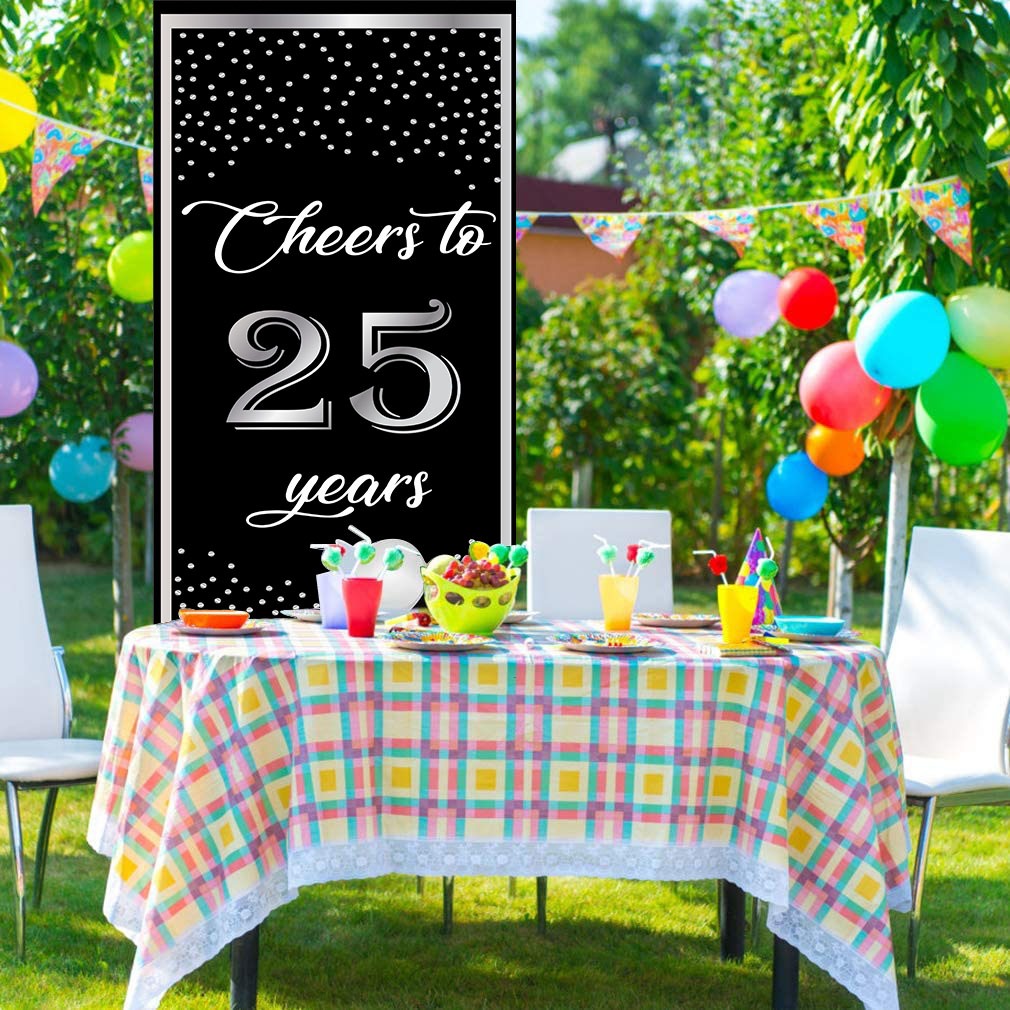25th Anniversary Customized Welcome Banner Roll up Standee (with stand)