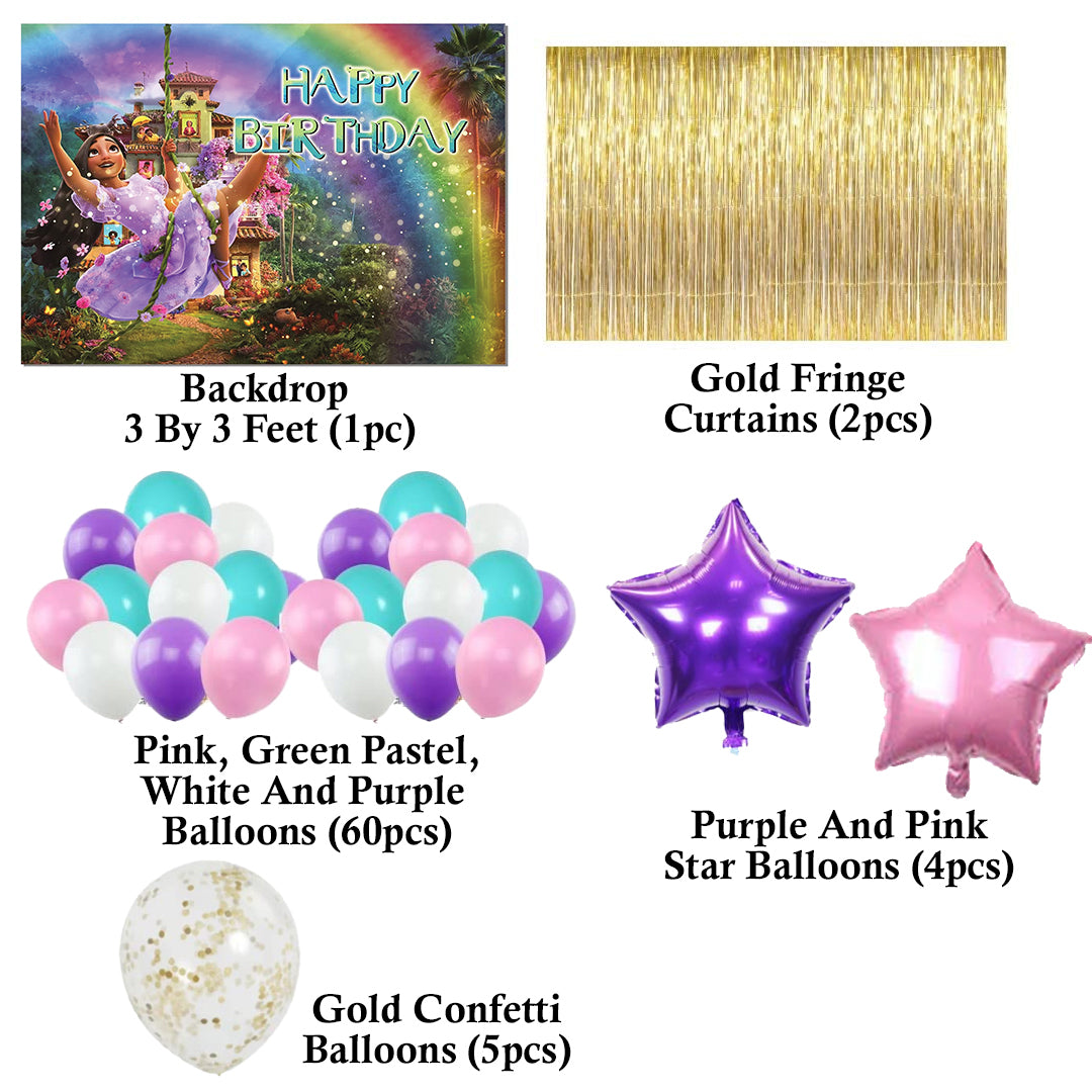 Encanto Theme Birthday Party Decorations Complete Set