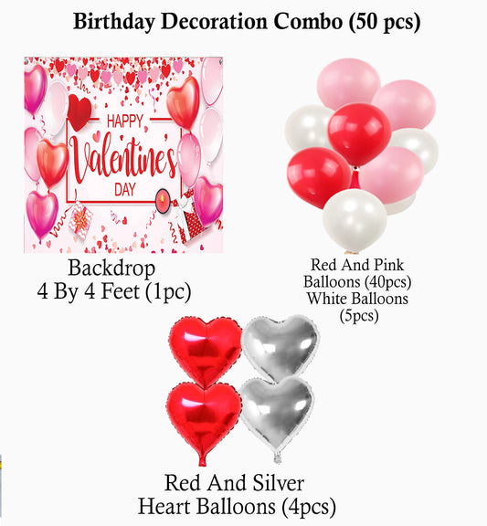 Valentine Party Decorations Complete Set