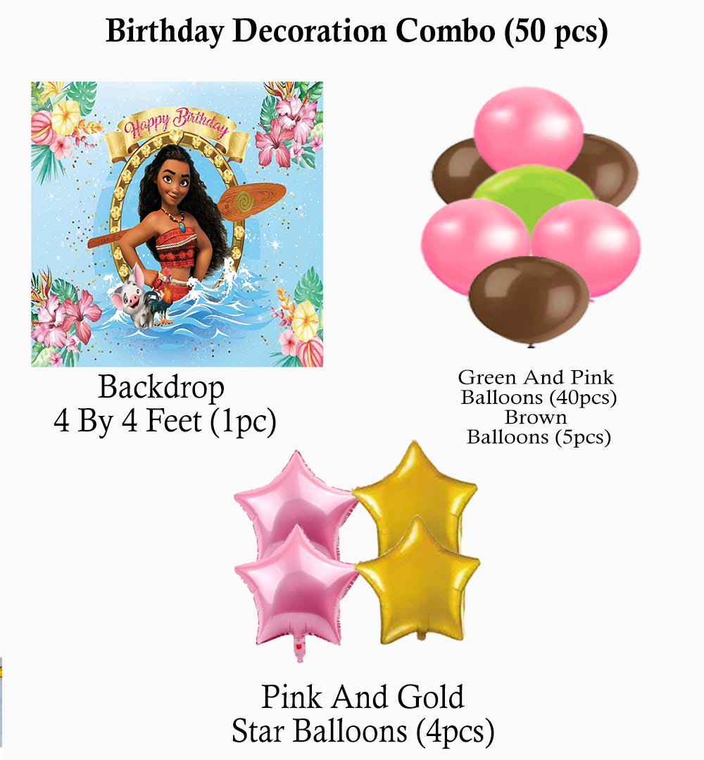 Moana Theme Party Complete Set for Decoration