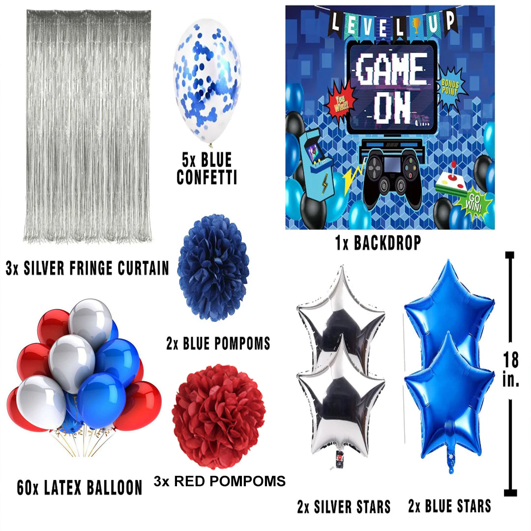 Robot Theme Birthday Party Decoration Combo Kit