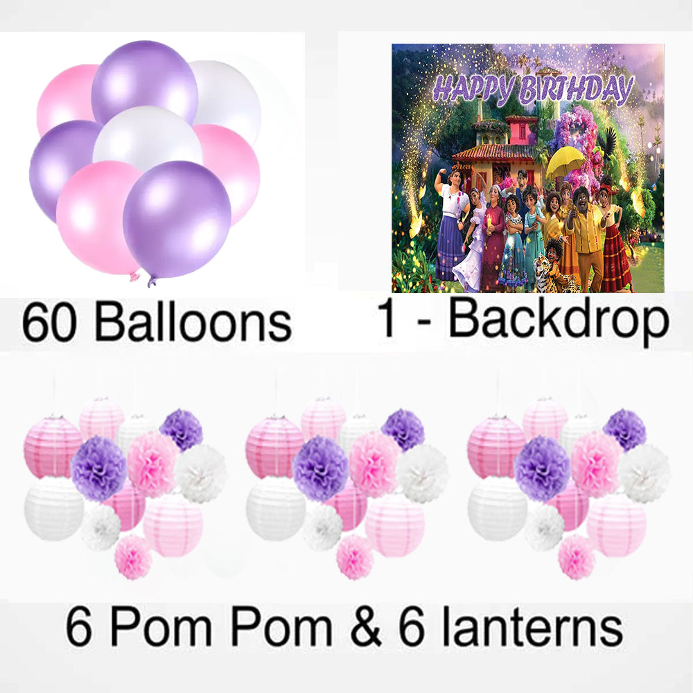 Encanto Theme Birthday Party Complete Decoration Kit
