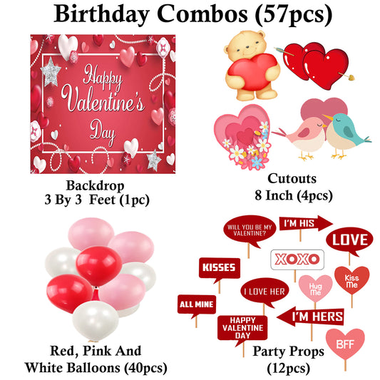 Valentine Party Decorations Complete Set