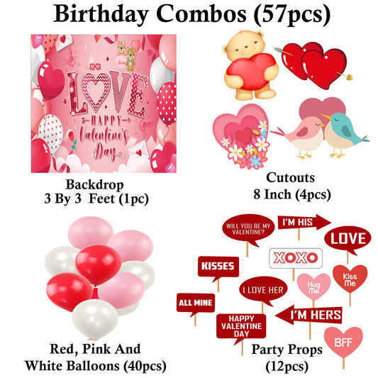 Valentine Party Decorations Complete Set