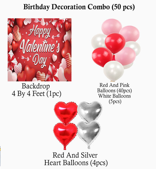 Valentine Party Decorations Complete Set