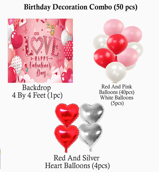 Valentine Party Decorations Complete Set