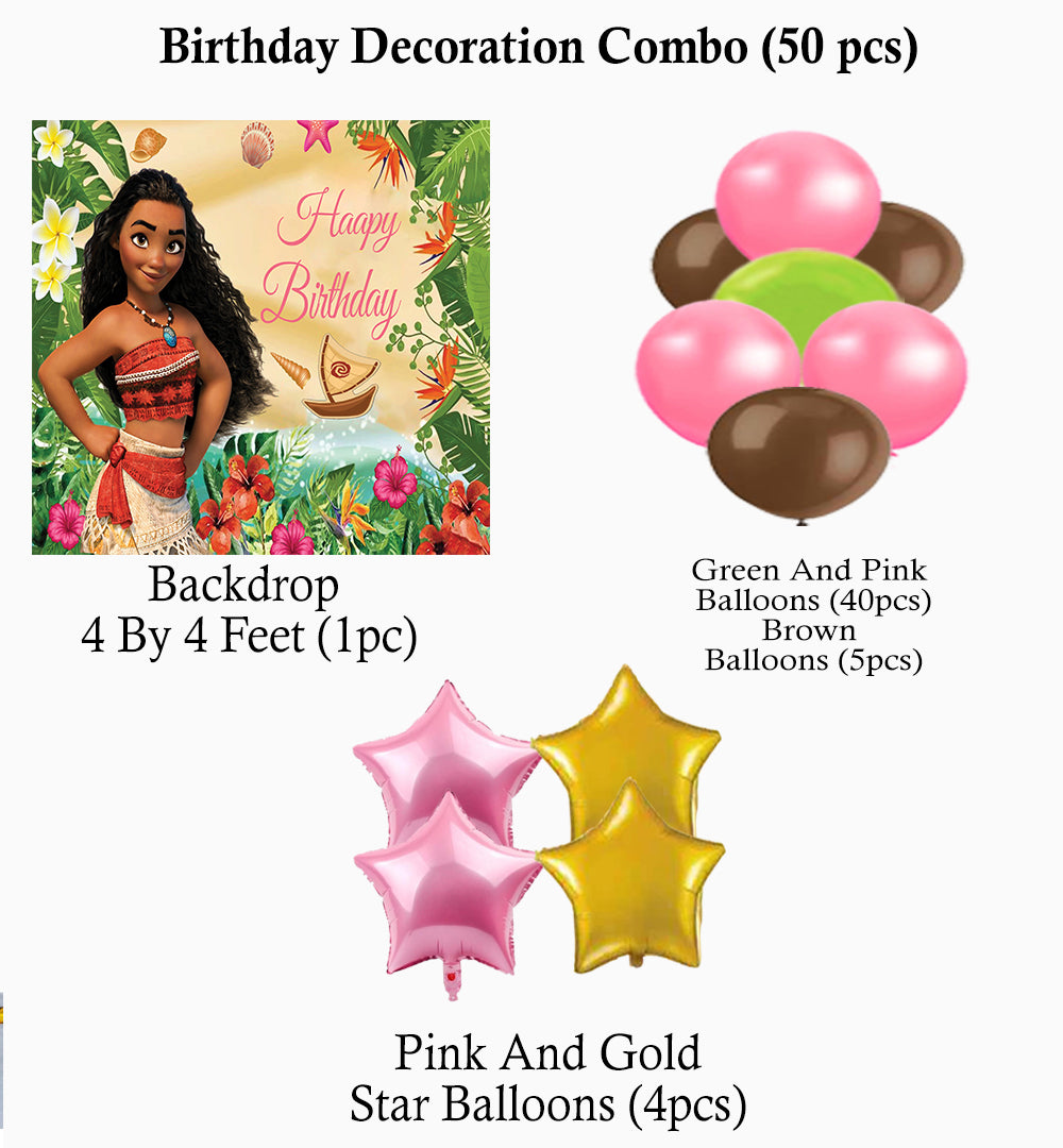 Moana Theme Party Complete Set for Decoration