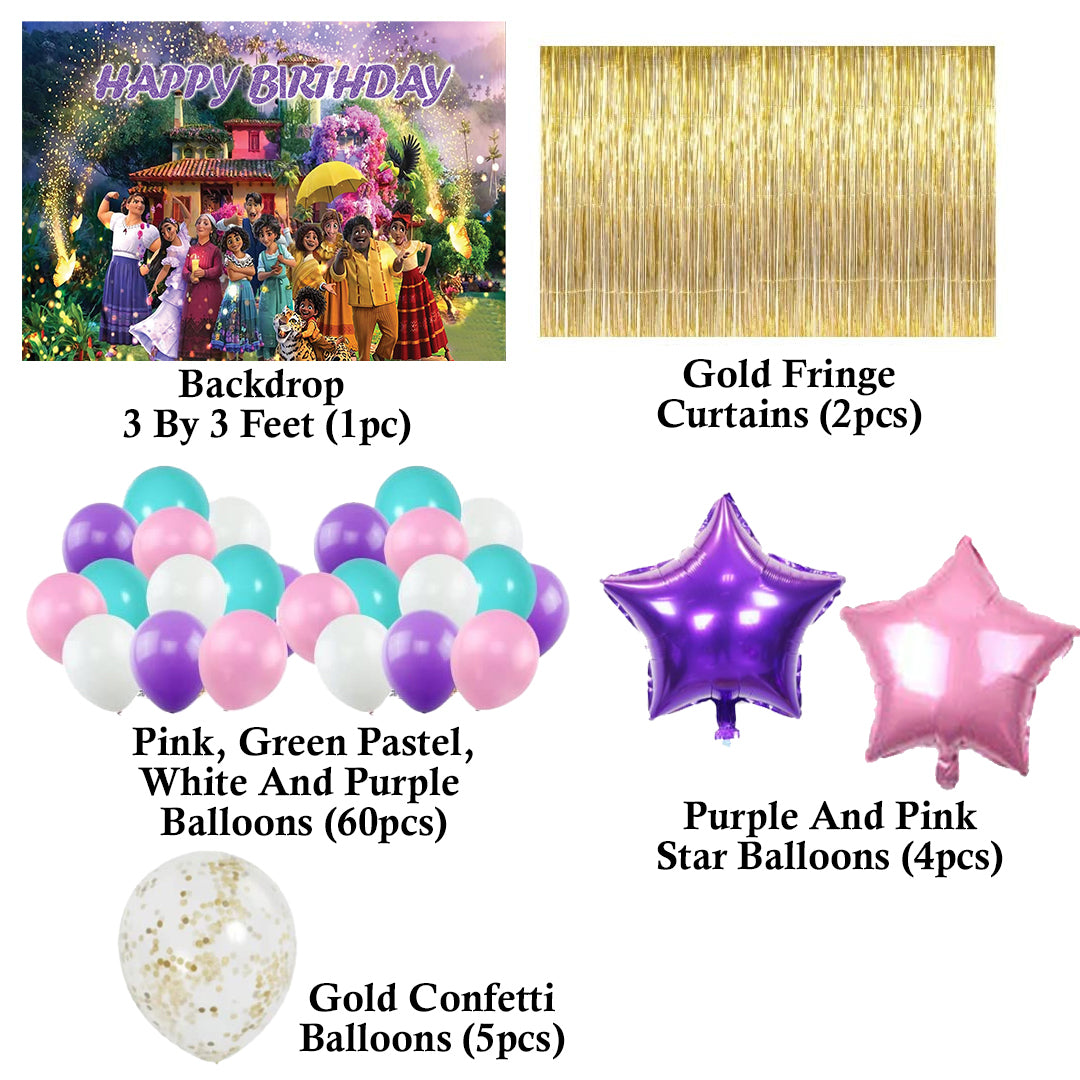 Encanto Theme Birthday Party Decorations Complete Set