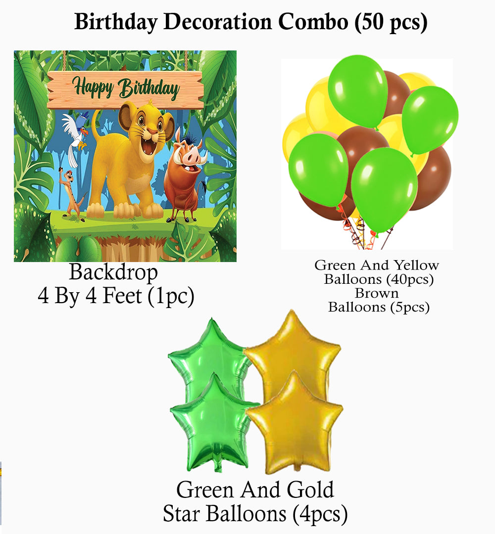 The Lion King Theme Party Complete Set for Decoration