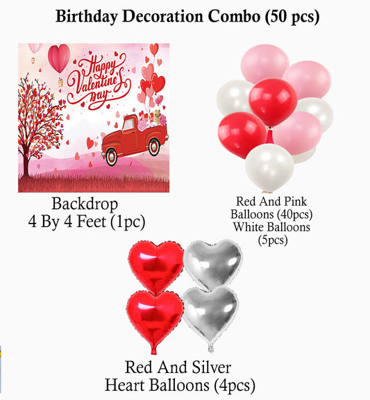 Valentine Party Decorations Complete Set