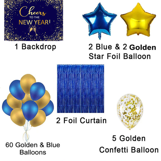 New Year Party Complete Set for Decorations