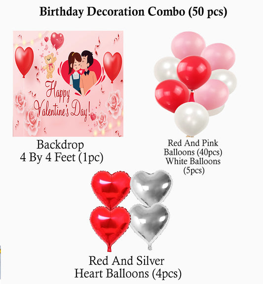 Valentine Party Decorations Complete Set