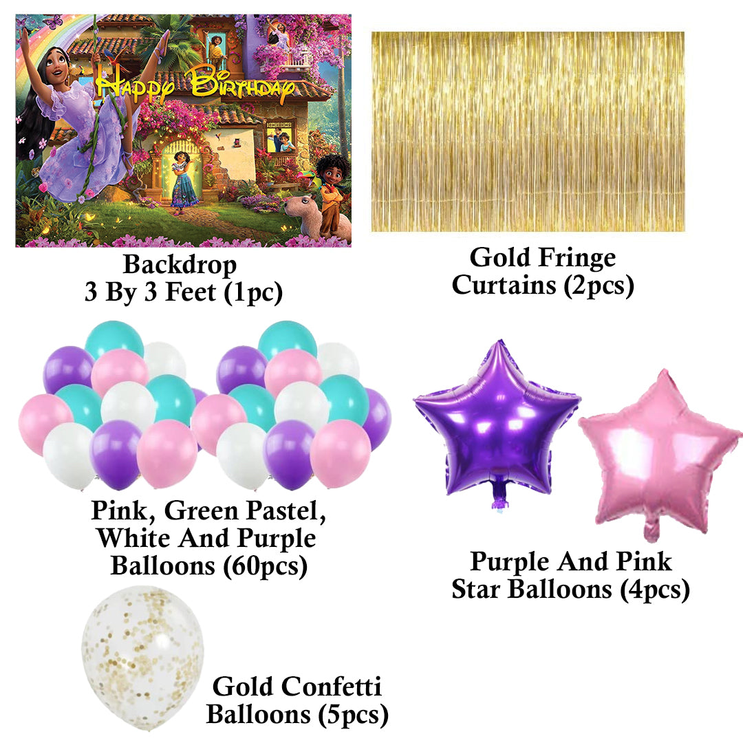 Encanto Theme Birthday Party Decorations Complete Set