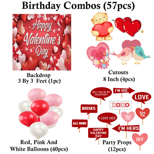 Valentine Party Decorations Complete Set