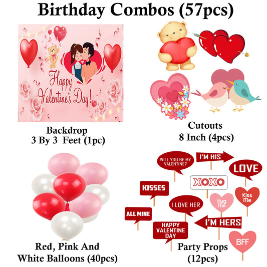 Valentine Party Decorations Complete Set