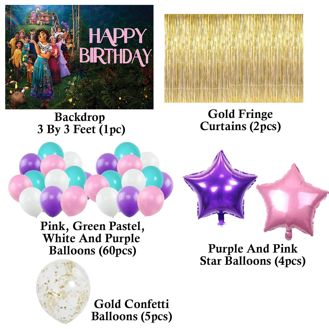 Encanto Theme Birthday Party Decorations Complete Set