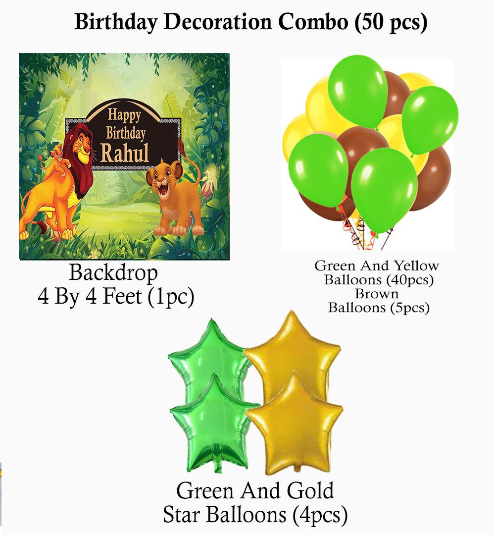 The Lion King Theme Party Complete Set for Decoration