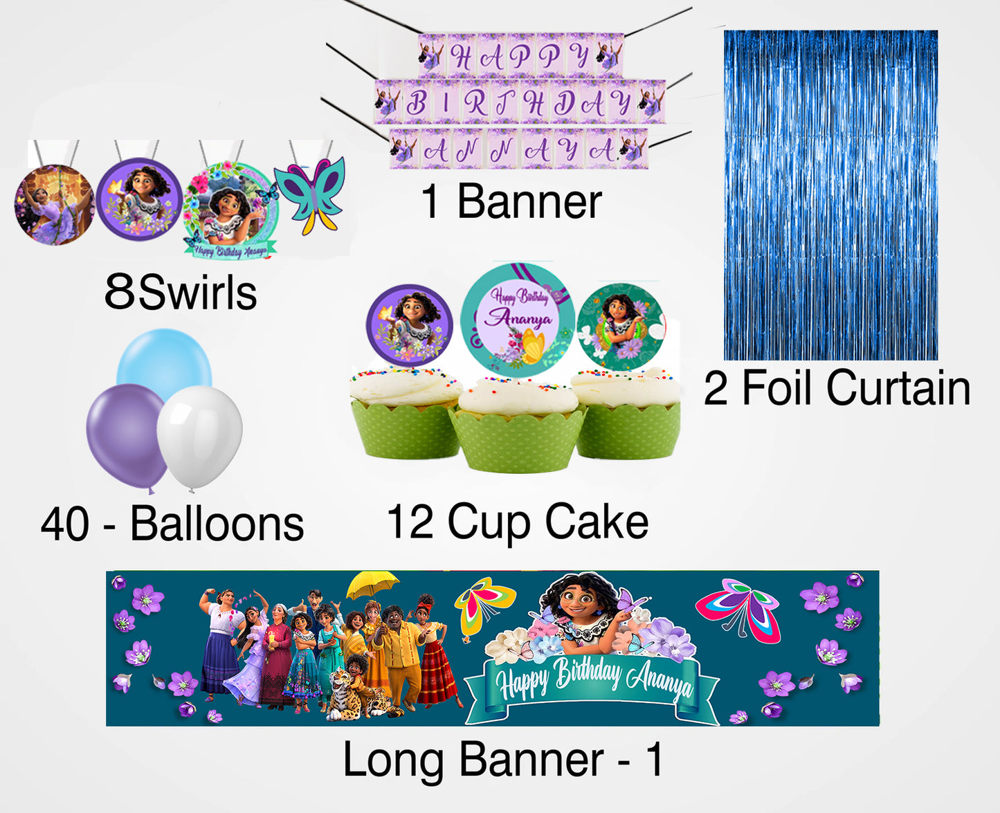 Encanto Theme Birthday Party Decoration Kit