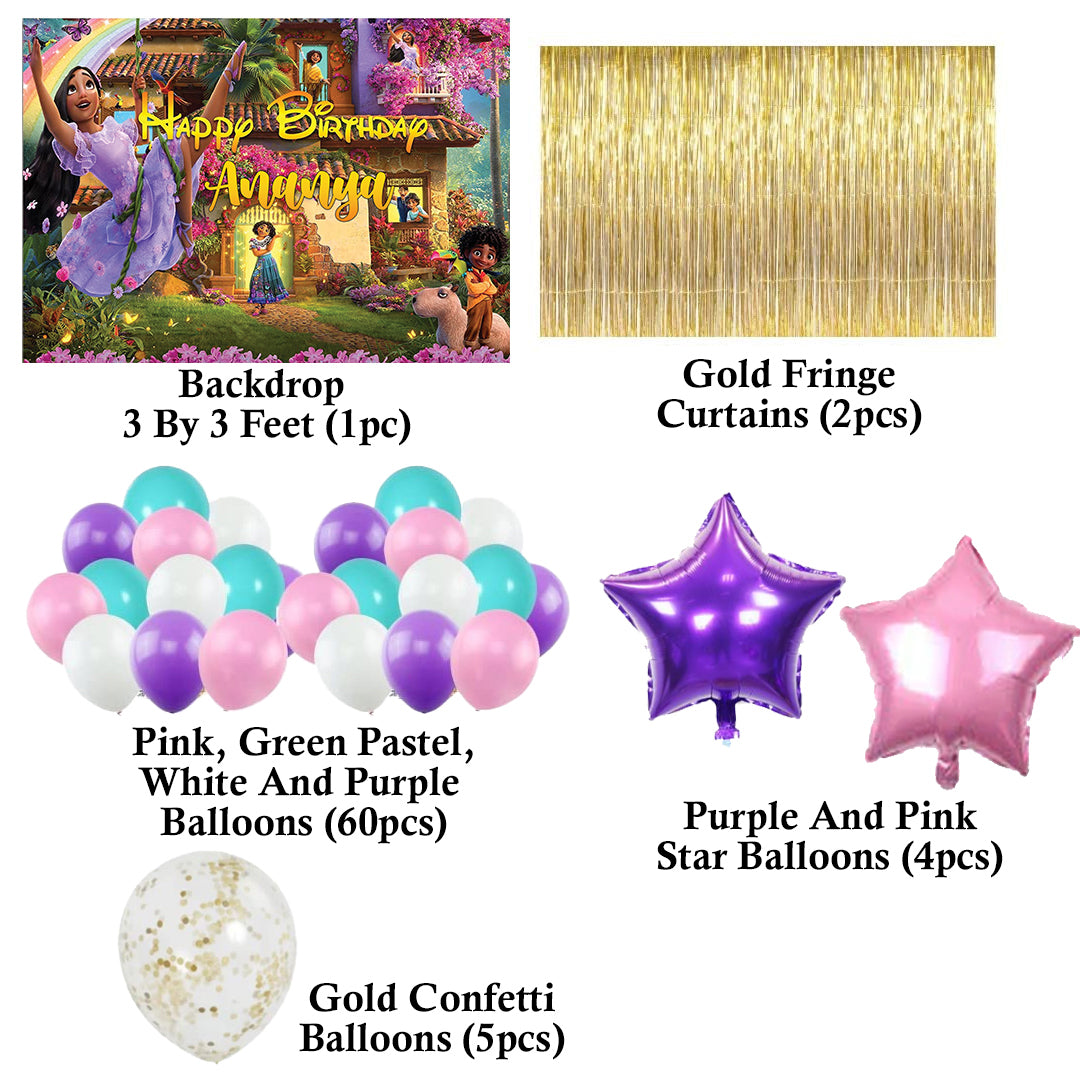 Encanto Theme Birthday Party Decorations Complete Set