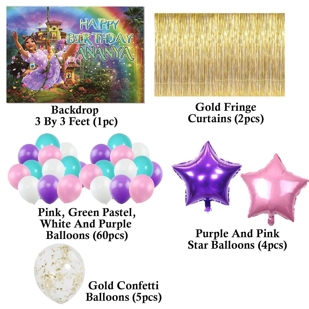Encanto Theme Birthday Party Decorations Complete Set