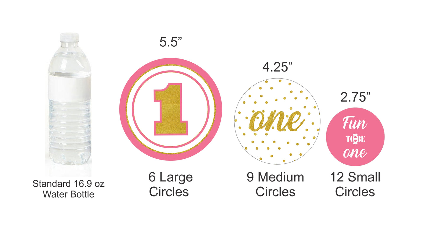 One Is Fun First Birthday Party Table Confetti